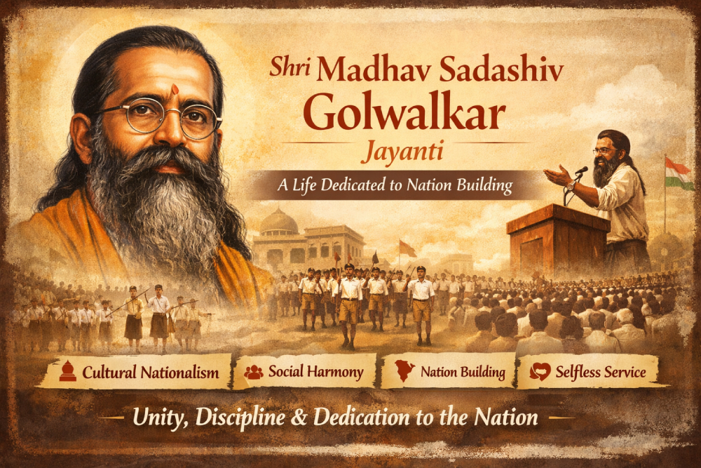 Madhav Sadashiv Golwalkar Jayanti – A Life Dedicated To Nation Building