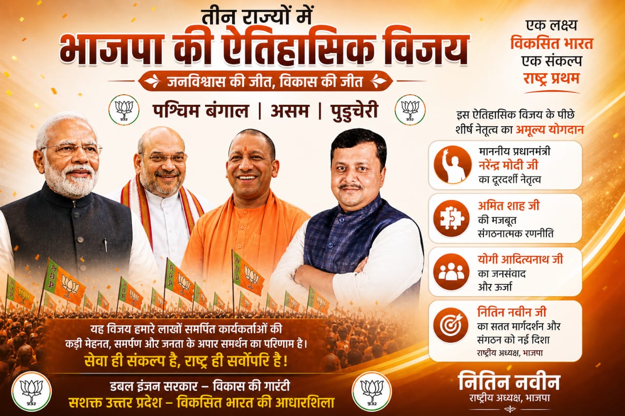 A Historic Mandate: BJP’s Victory Across Three States And The Power Of Unified Leadership
